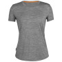 Koszulka damska Icebreaker Women Sphere II SS Tee zarys metro hthr