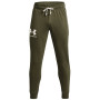 Męskie spodnie dresowe Under Armour Rival Terry Jogger 2022 khaki Marine OD Green / / Onyx White