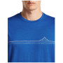 Koszulka męska Icebreaker Men Merino 150 Tech Lite SS Tee Range Stripes