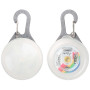 Światełko do obroży Nite Ize Spotlit Rechargeable Collar Light - Disc-O Tech biały Disc-O Tech