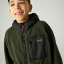 Bluza dziecięca Regatta Munro Hybrid Jacket DarkKhak/Blk