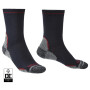 Skarpety męskie Bridgedale Hike LW T2 CP Boot czarny/czerwony navy/red/042