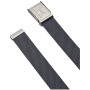 Pasek Under Armour M's Webbing Belt ciemnoszary Pitch Gray / Midnight Navy / Silver