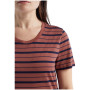 Koszulka damska Icebreaker Women Wave SS Tee Stripe 2023