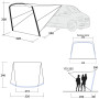 Dmuchana przestrzeń do wypoczynku Outwell Touring Canopy Air