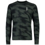 Męska koszulka Mons Royale Cascade Merino Flex 200 Ls Rosin Motion szary/czarny RosinMotion