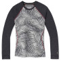 Damska koszulka Smartwool W Merino 250 Baselayer Pattern Crew Bxd zarys LightGrayPalm