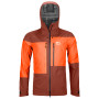 Kurtka męska Ortovox 3L Guardian Shell Jacket pomarańczowy ClayOrange