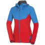 Kurtka damska Northfinder Qesta niebieski/czerwony Bluered