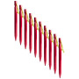 Śledzie do namiotu Warg ALU Premium 10 pcs czerwony