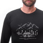 Męska koszulka Sensor Merino Active Pt Van Life dl.rukáv