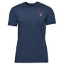 Koszulka męska Black Diamond Piolet SS Tee niebieski Ink Blue