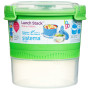 Pudełko na jedzenie Sistema Round Lunch Stack TO GO 965ml zielony