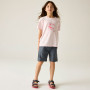 T-shirt dziecięcy Regatta Aria Pink Haze