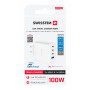Adapter Swissten GaN 2X USB-C 100W + 1X USB-C 20W + 1X USB-A 30W