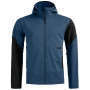 Męska kurtka softshellowa Ortovox Ortler Softshell Plus Jacket niebieski Blue Nunatak