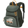Plecak dziecięcy Jack Wolfskin Little Joe zielony/pomarańczowy hedge green