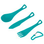 Zestaw sztućców Sea to Summit Delta Cutlery Set niebieski Pacific Blue