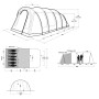 Namiot rodzinny Outwell Carolina 6