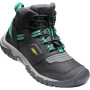 Buty dziecięce Keen Ridge Flex Mid Wp Children czarny/zielony Magnet/Greenlake