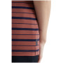 Koszulka damska Icebreaker Women Wave SS Tee Stripe 2023