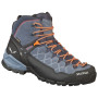 Buty męskie Salewa MS Alp Trainer MID GTX szary/czarny OmbreBlue/FluoOrange
