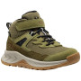 Buty dziecięce Keen Hightrail Mid Wp Children Dark Olive zielony dark olive/martini olive