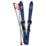 Narty dziecięce Yate Dětské lyže 90 cm Carving set niebieski Blue