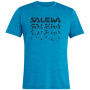 Koszulka męska Salewa Puez Hybrid 2 Dry M S/S Tee niebieski BlueDanubeMelange