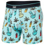 Bokserki Saxx Daytripper Boxer Brief Fly jasnoniebieski best buds-aqua splash