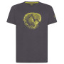Koszulka męska La Sportiva Cross Section T-Shirt M zarys Carbon/Kiwi