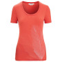 Damska koszulka Icebreaker Women Tech Lite II SS Scoop Tee Plume pomarańczowy Vibrant Earth