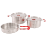 Zestaw garnków Robens Sierra Steel Cook Set L srebrny Silver