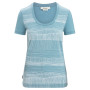 Damska koszulka Icebreaker Tech Lite II SS Scoop Tee Reflection Lines jasnoniebieski Astral Blue