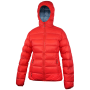 Damska kurtka puchowa Warmpeace Tacoma Lady czerwony Hibiscus/Majolica Blue