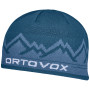 Czapka Ortovox Peak Beanie niebieski petrol blue