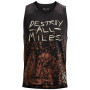 Męski podkoszulek Under Armour Destroy All Miles Singlet zarys Jet Gray / Stone / Stone