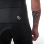Męskie spodenki rowerowe Sensor Cyklo Entry z szelkami True Black