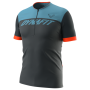 Męska koszulka kolarska Dynafit Ride Light 1/2 Zip SS Tee M niebieski/czarny blueberry STORM BLUE/8070