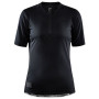 Damska koszulka kolarska Craft Core Offroad Ss czarny Black