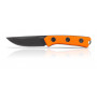 Nóż Acta non verba P200 DLC/Plain Edge - Kydex pomarańczowy Orange/Black