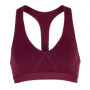 Biustonosz Icebreaker W's Sprite Racerback Bra fioletowy Brazilwood