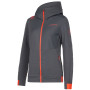 Bluza damska La Sportiva Mood Hoody W zarys Carbon/Cherry Tomato