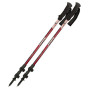 Kije trekkingowe Fizan Trek Pro L czerwony dark red