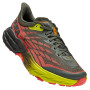 Buty męskie Hoka One One M Speedgoat 5 Wide zielony Thyme / Fiesta