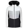 Damska kurtka zimowa z futerkiem Fundango Salina II Padded Jacket biały white