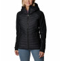 Kurtka zimowa damska Columbia Powder Lite™ Hybrid Hooded Jacket czarny Black