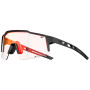 czerwony przezroczysty