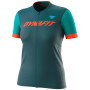 Damska koszulka kolarska Dynafit Ride Light S/S Fz Tee W niebieski petrol ocean