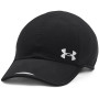 Damska bejsbolówka Under Armour Isochill Launch Run czarny Black / Black / Reflective